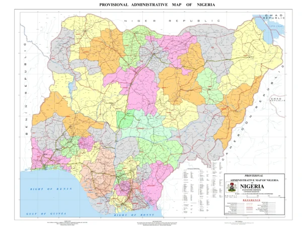 Nigeria Administrative Map