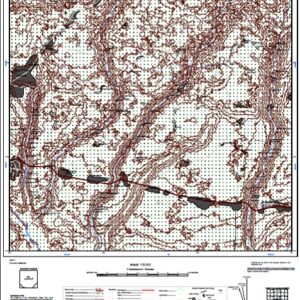 Nigeria 1:50,000 Topographic Map