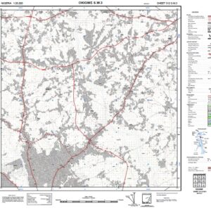 Nigeria 1:25,000 Topographic Map